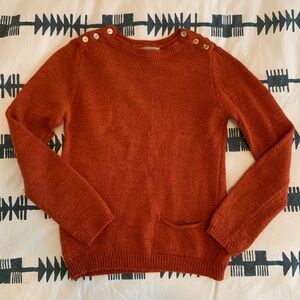 Pumpkin spice sweater by Mango